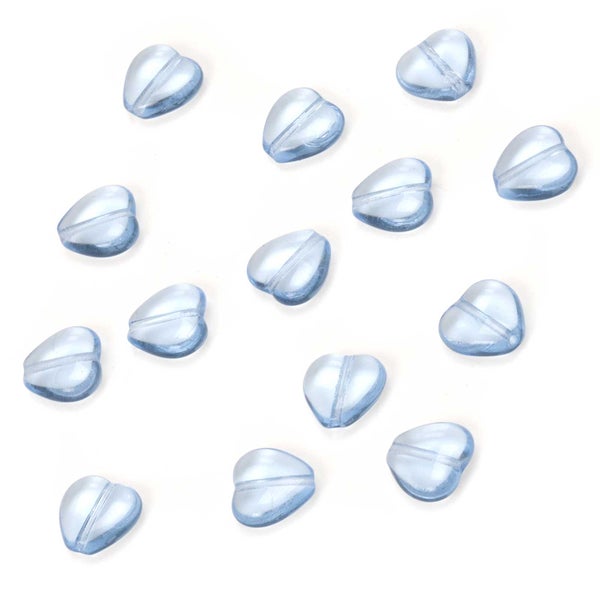 Preciosa lasihelmi, syd&auml;n 10 mm, safiirinsininen [light sapphire blue], 50 kpl tukkupakkaus