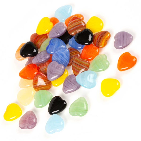Preciosa lasihelmi, syd&auml;n 16 mm, v&auml;rilajitelma [fiesta carneval mix], 50 kpl tukkupakkaus