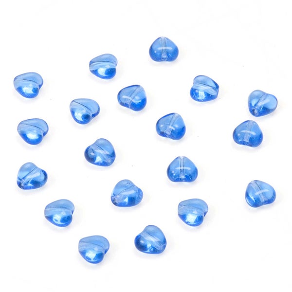 Preciosa lasihelmi, syd&auml;n 6 mm, safiirinsininen [sapphire blue], 100 kpl tukkupakkaus