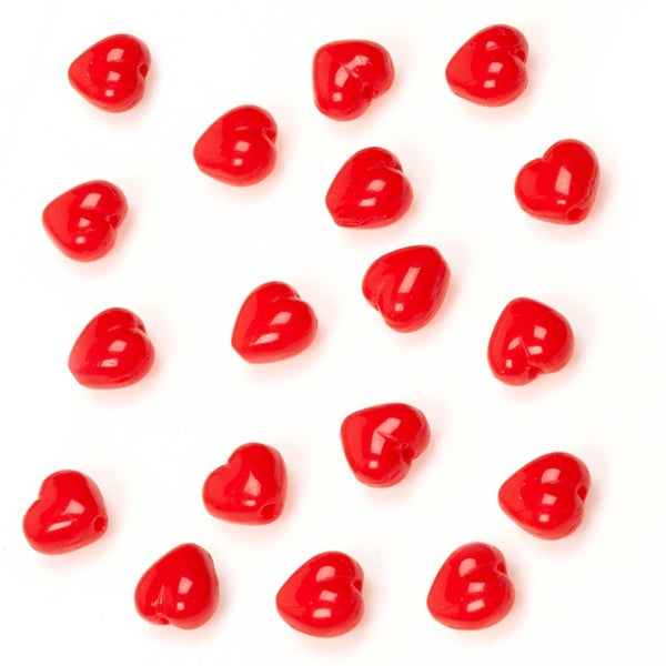 Preciosa lasihelmi, syd&auml;n 6 mm, opaakki punainen [opaque red], 100 kpl tukkupakkaus