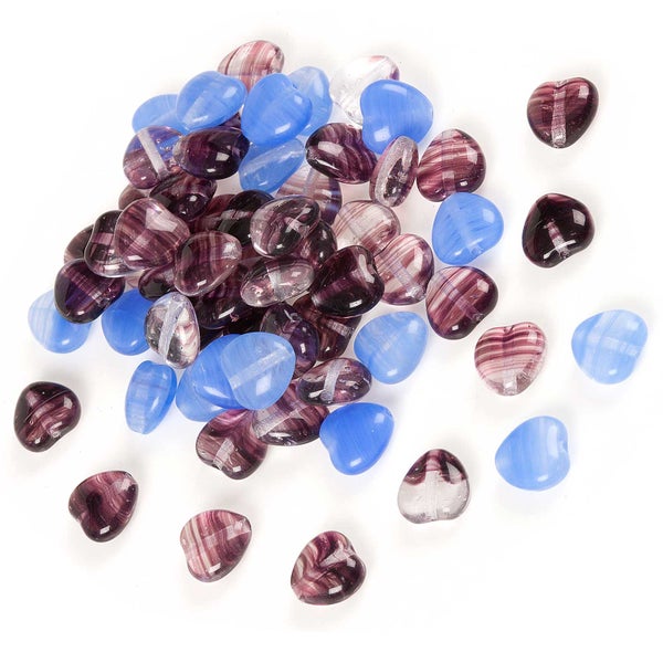 Preciosa lasihelmi, syd&auml;n 8 mm, v&auml;rilajitelma [chocolate sky mix], 150 kpl tukkupakkaus