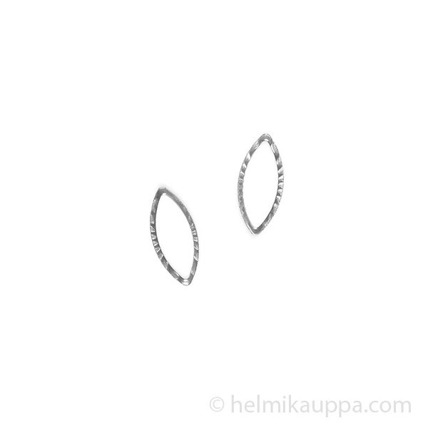 Linkki, ovaali [Horse Eye] 18 x 8 mm, ruostumatonta ter&auml;st&auml;, 5 kpl