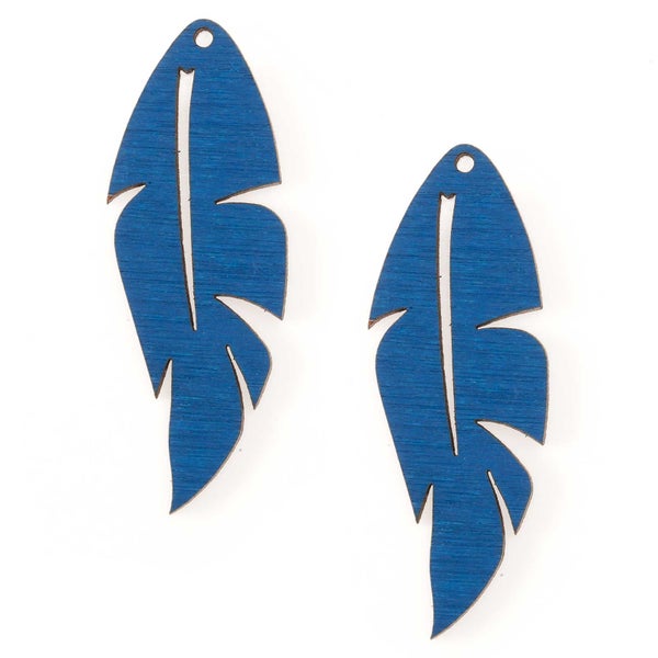 Sulka 1, 14 x 40 mm, koivuvaneri 3 mm [1R], sininen, 2 kpl