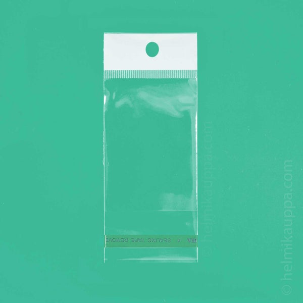 Sellofaanipussi  60 x 125 mm, 20 kpl