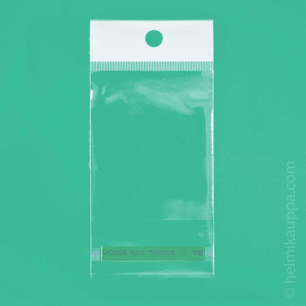 Sellofaanipussi  60 x 140 mm, 100 kpl tukkupakkaus