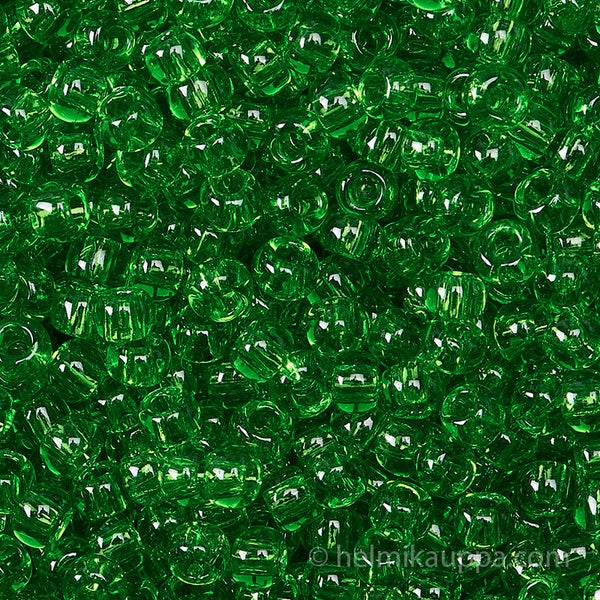Toho siemenhelmi 8/0 l&auml;pin&auml;kyv&auml; peridootti (vihre&auml;) [Transparent Peridot], 20 g