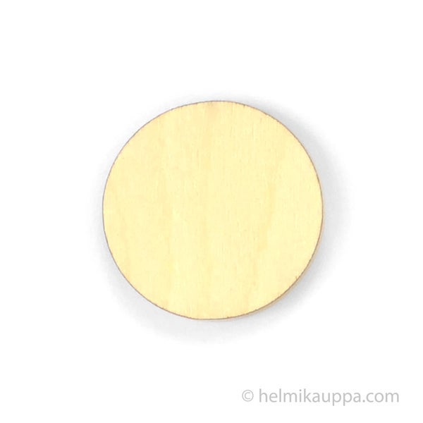 Ympyr&auml; 35 mm, koivuvaneri 3 mm [0R], 2 kpl